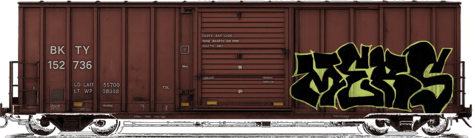 Digital graffiti by MERS1/MANR on Platform B5
