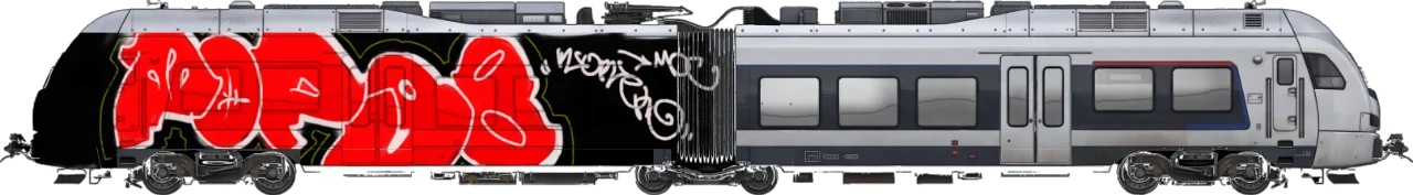Digital graffiti by koreno on Platform A6