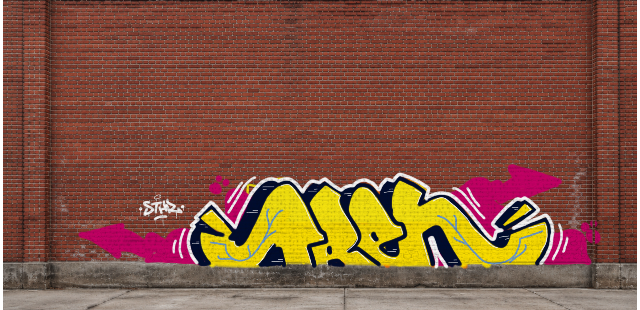 Digital graffiti by oiserdoisr1 on Wall Bay 21