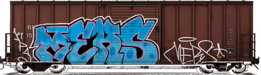 Digital graffiti by MERS1/MANR on Platform B5