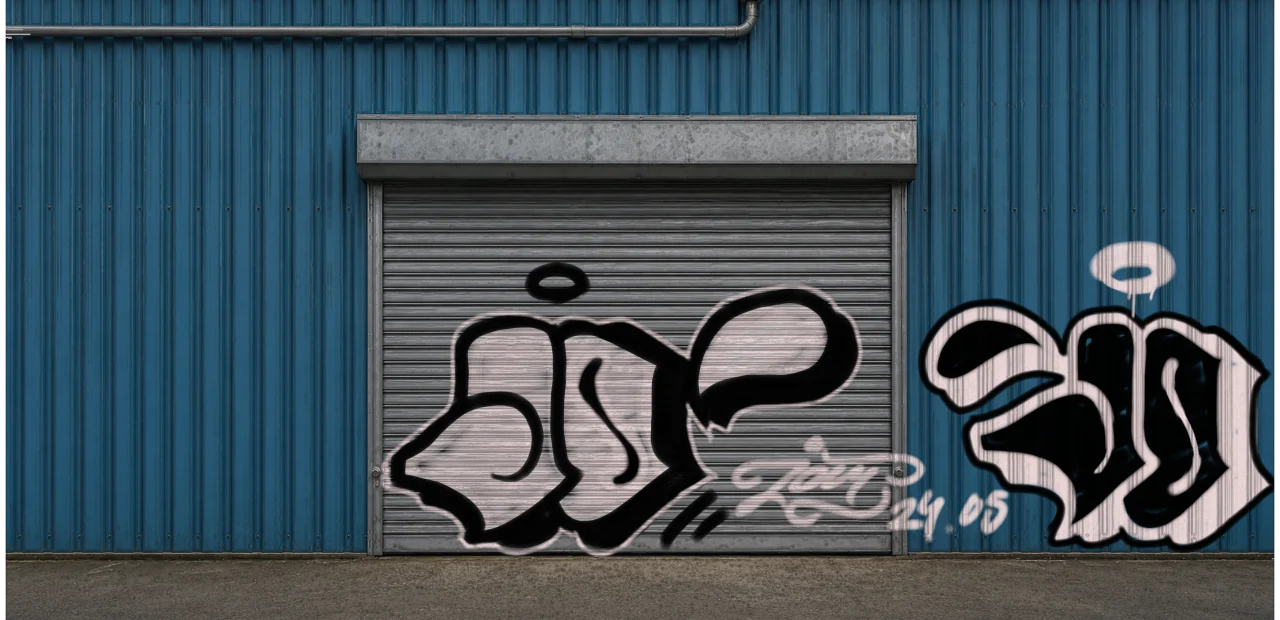 Digital graffiti by Joviman2405 on Wall Bay 02