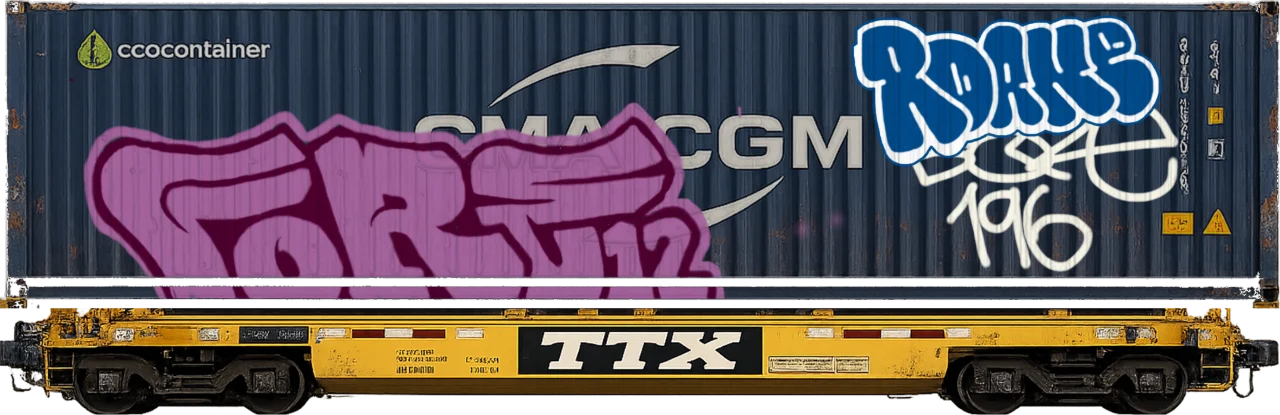 Digital graffiti by Roane on Cargo