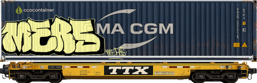 Digital graffiti by MERS1/MANR on Platform B10