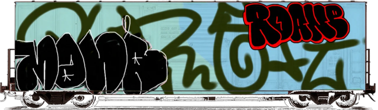 Digital graffiti by Roane on Cargo V2 B