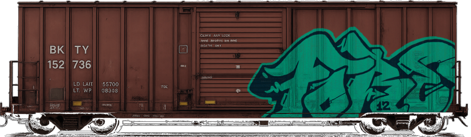 Digital graffiti by Fore12 on Cargo V2