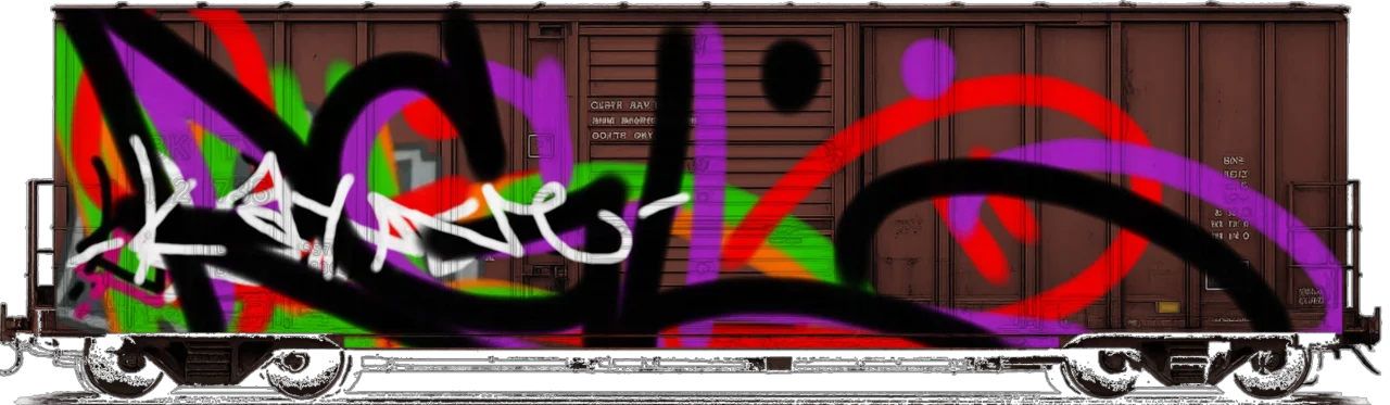 Digital graffiti by kyn on Cargo V2
