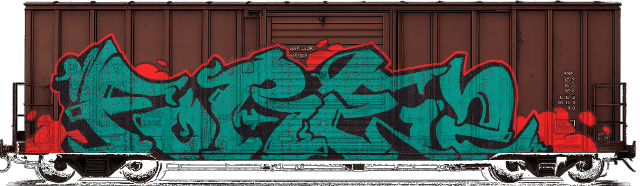 Digital graffiti by Fore12 on Cargo V2