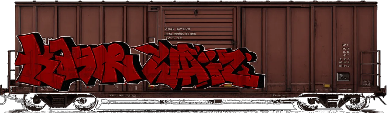 Digital graffiti by kayne on Cargo V2