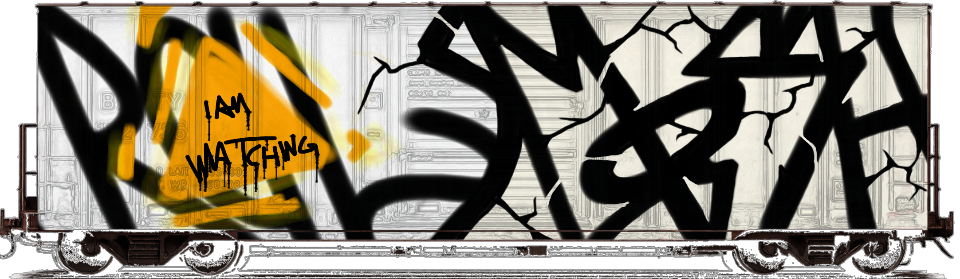 Digital graffiti by MOSH on Cargo V2