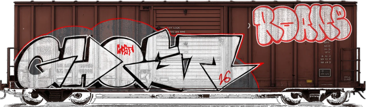 Digital graffiti by Roane on Cargo V2