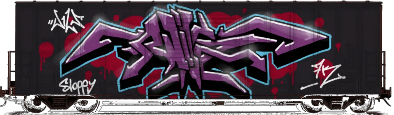 Digital graffiti by Wils1 on Cargo V2