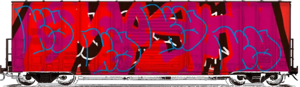 Digital graffiti by kayne on Cargo V2