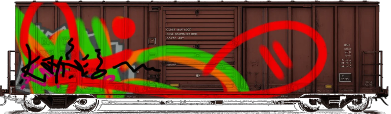 Digital graffiti by kyn on Cargo V2