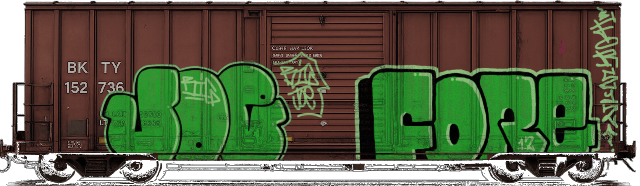 Digital graffiti by Fore12 on Cargo V2