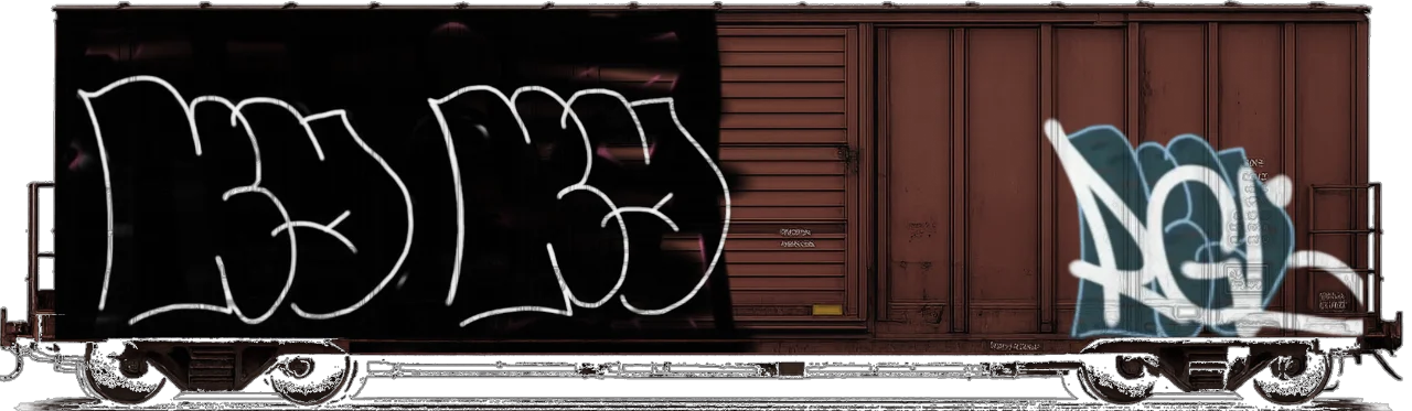 Digital graffiti by kayne on Cargo V2