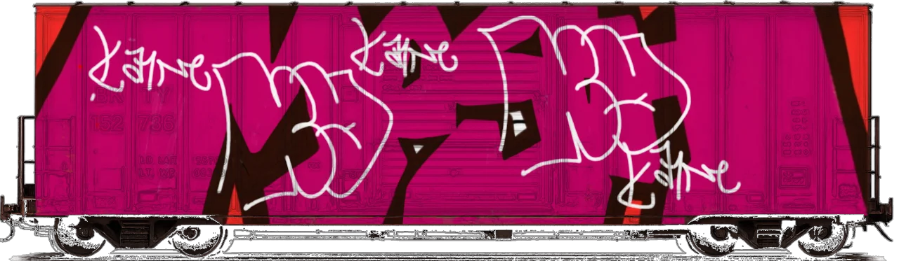 Digital graffiti by kayne on Cargo V2