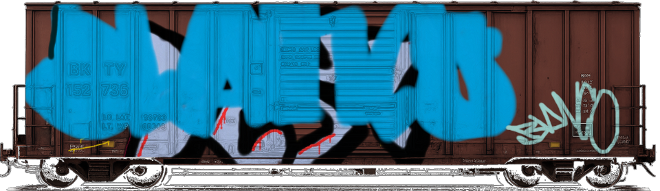 Digital graffiti by GhostSignal on Cargo V2