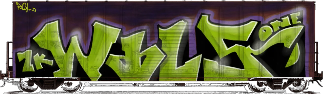 Digital graffiti by RGL on Cargo V2