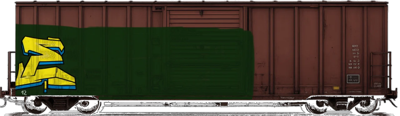 Digital graffiti by RGL on Cargo V2