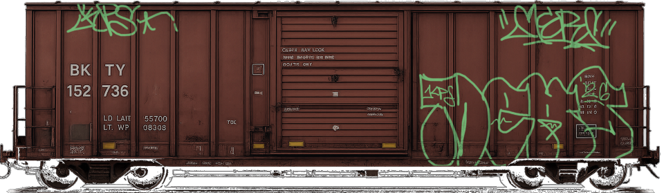 Digital graffiti by MERS1/MANR on Cargo V2