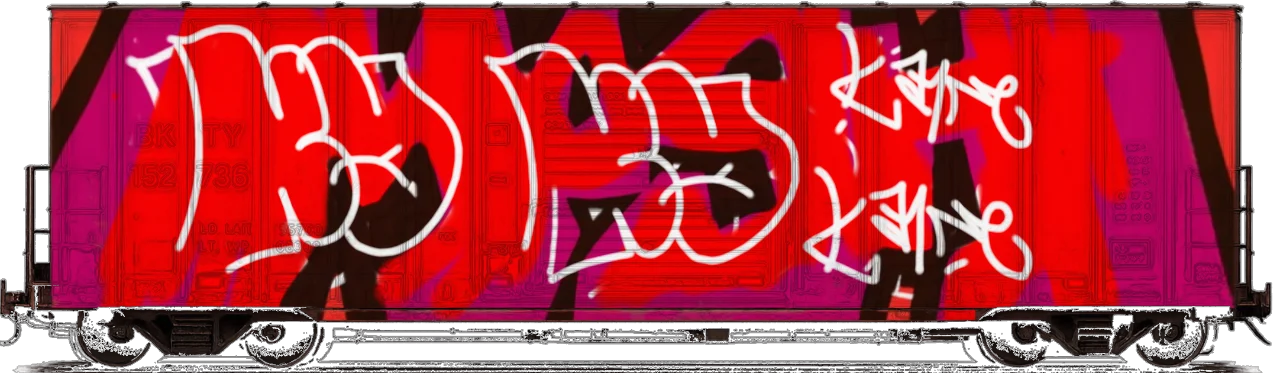 Digital graffiti by kayne on Cargo V2