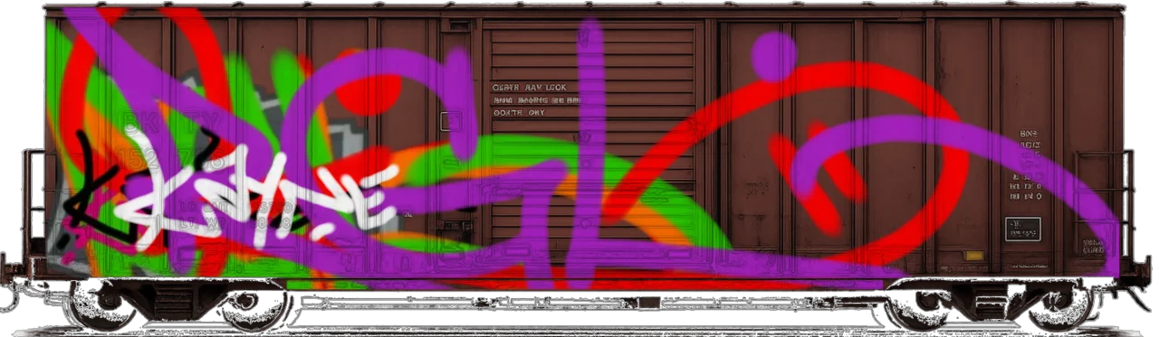 Digital graffiti by kyn on Cargo V2