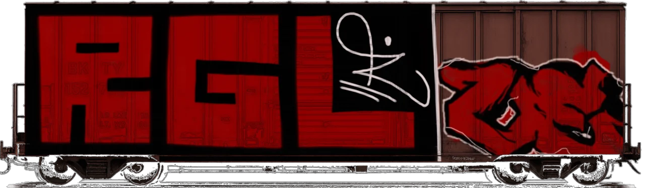 Digital graffiti by RGL on Cargo V2