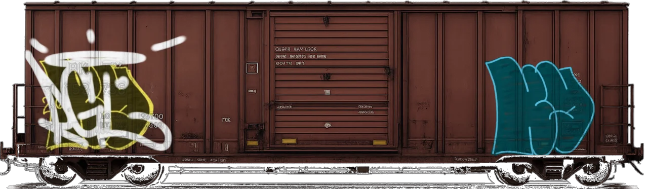 Digital graffiti by kayne on Cargo V2