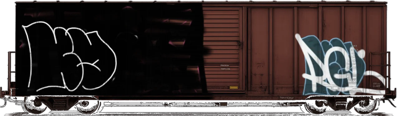 Digital graffiti by kayne on Cargo V2