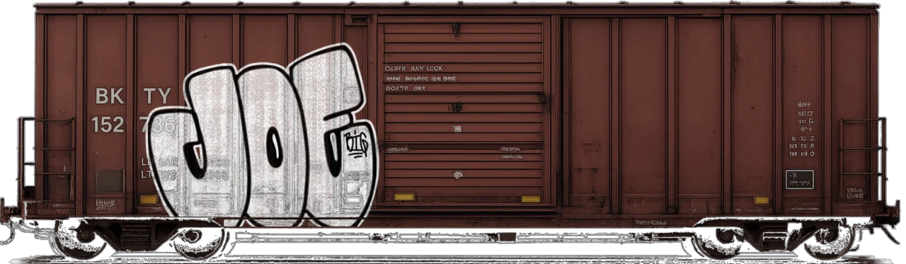 Digital graffiti by BIG JOE on Cargo V2