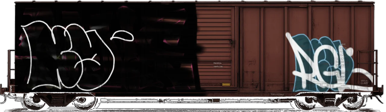 Digital graffiti by kayne on Cargo V2
