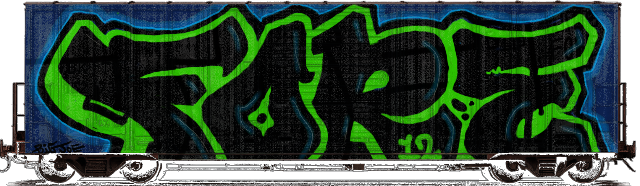 Digital graffiti by Fore12 on Cargo V2