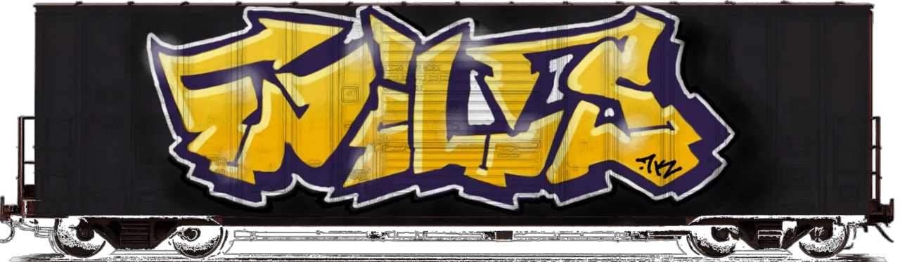 Digital graffiti by Wils1 on Cargo V2