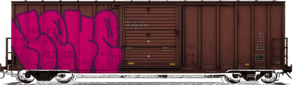 Digital graffiti by NEVE on Cargo V2