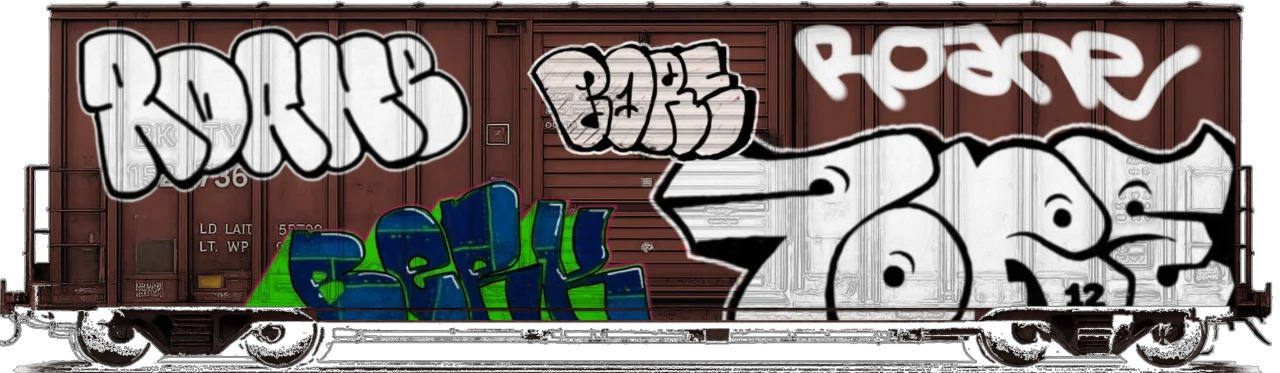 Digital graffiti by Roane on Cargo V2