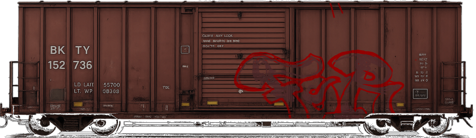 Digital graffiti by Fore12 on Cargo V2