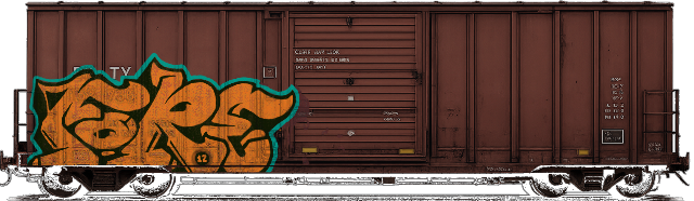 Digital graffiti by Fore12 on Cargo V2