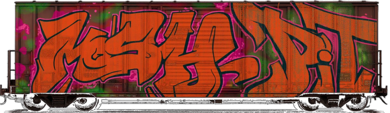 Digital graffiti by RGL on Cargo V2