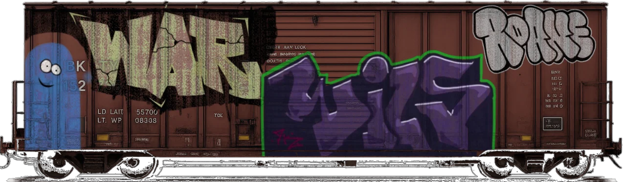 Digital graffiti by Roane on Cargo V2