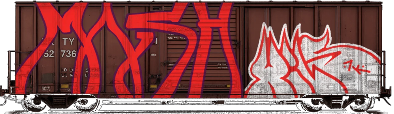 Digital graffiti by Wils1 on Cargo V2