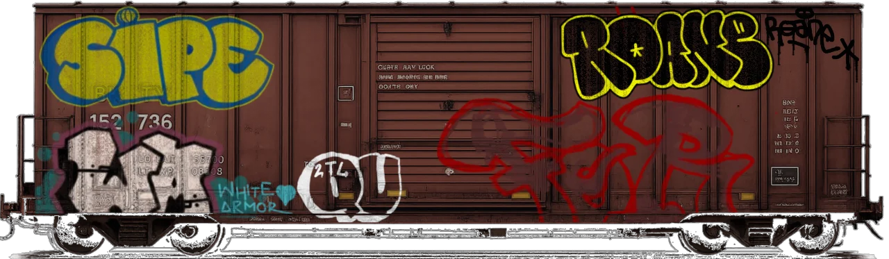 Digital graffiti by Roane on Cargo V2