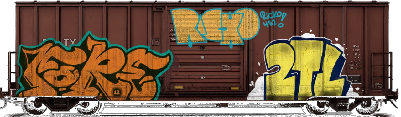 Digital graffiti by GovnoRicko on Cargo V2