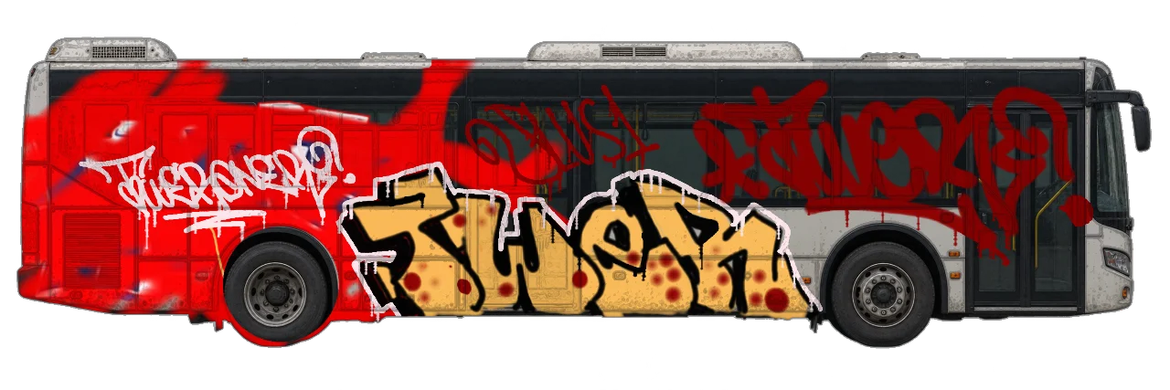 Digital graffiti by twer_one on City Bus