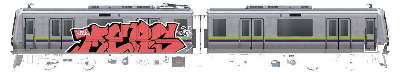 Digital graffiti by MERS1/MANR on Platform F2