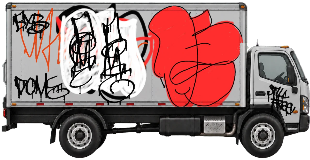 Digital graffiti by DOME on Platform B12