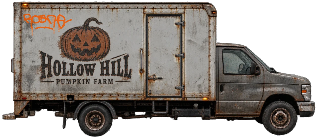 Digital graffiti by Roane on Halloween Van