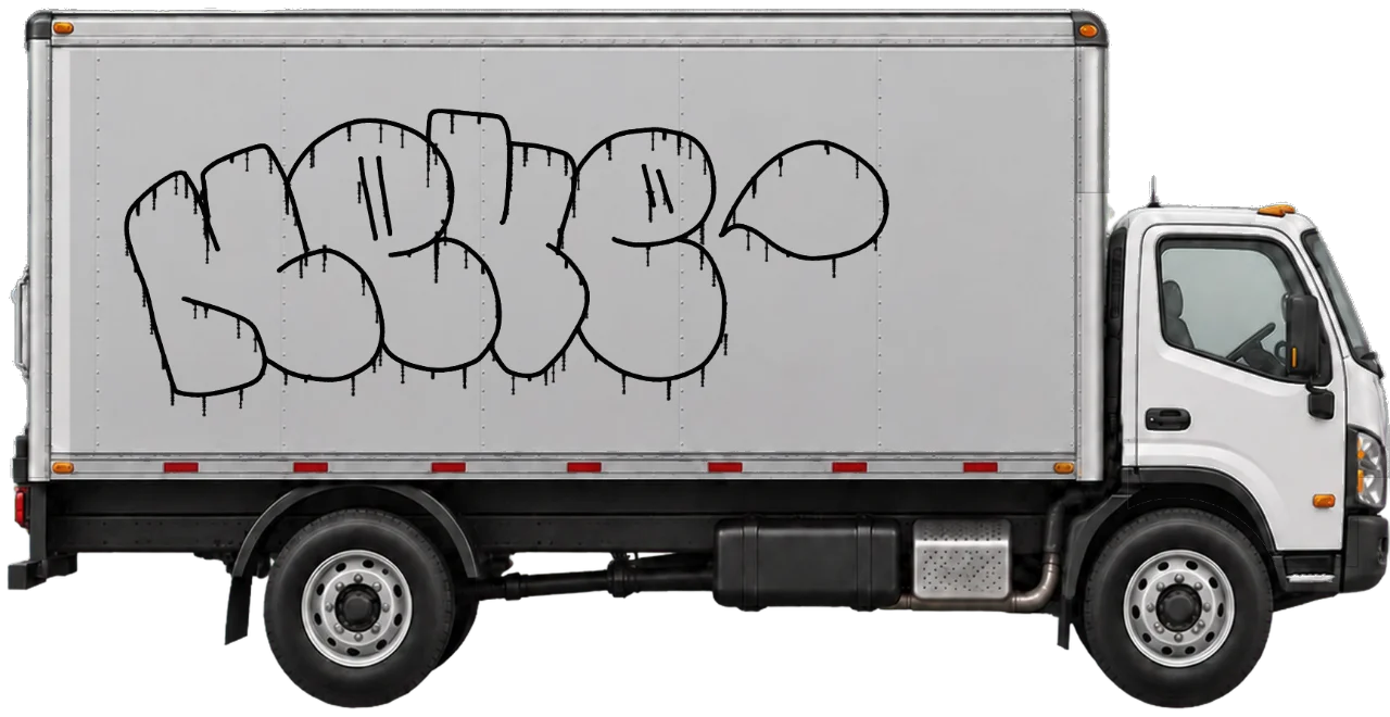 Digital graffiti by NEVE on Truck