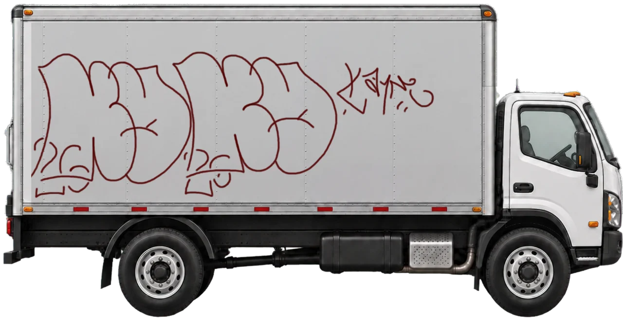 Digital graffiti by kayne on Truck