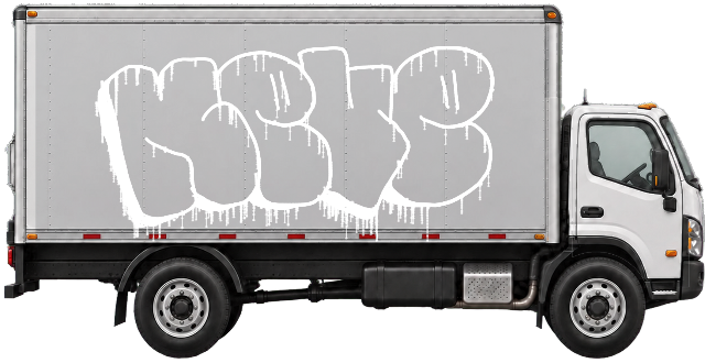 Digital graffiti by NEVE on Truck