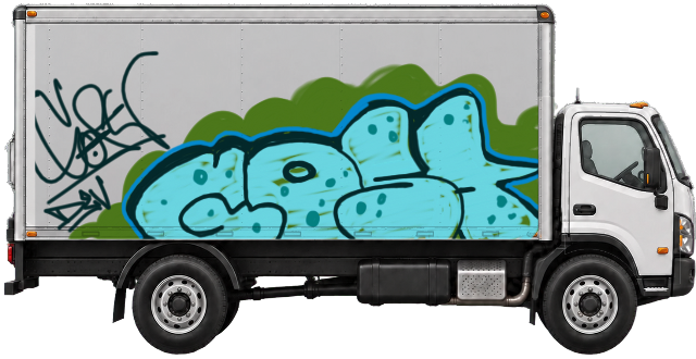 Digital graffiti by Gost on Truck